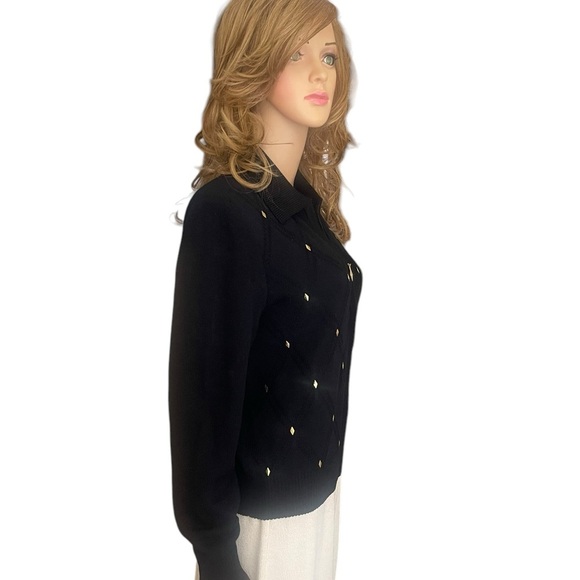 St John Sport Essentials knit black sweater size S - Picture 5 of 13